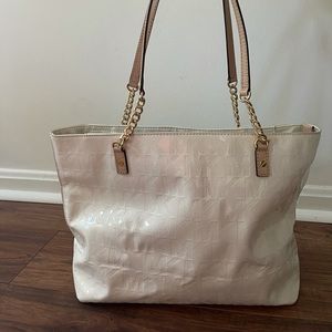 White Leather Michael Kors Bag